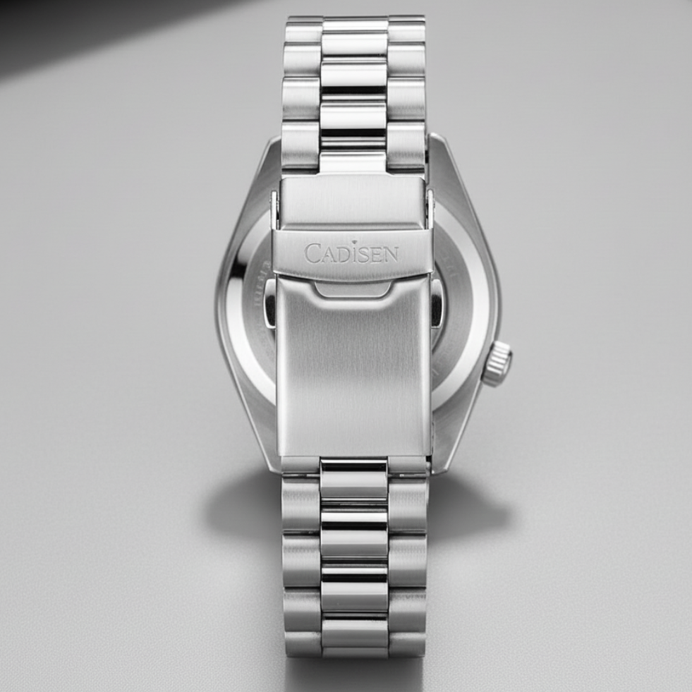 CADISEN C8220 - Automatic - Bracelet clasp, brushed finish