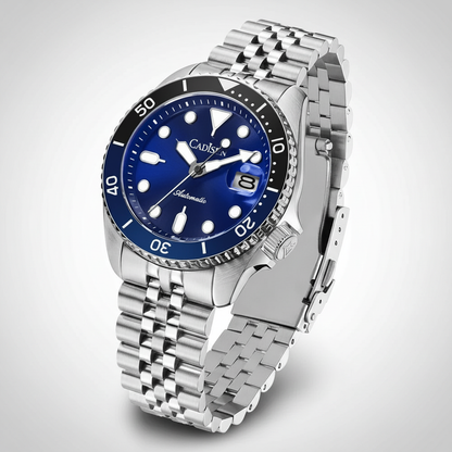 CADISEN C8220 - Automatic - Three-quarter view, stainless steel