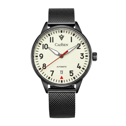 CADISEN C8224 - Mechanica - Black Cream Dial