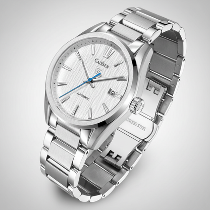 CADISEN C8226 - Mechanica - Angled full bracelet steel