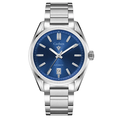 CADISEN C8227 - Automatic - Front view, blue sunburst