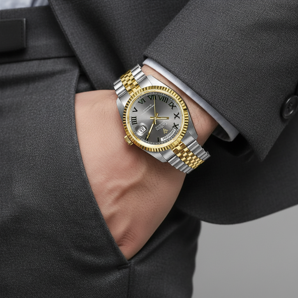 CADISEN C8228 - Men Mecha - On wrist, business attire