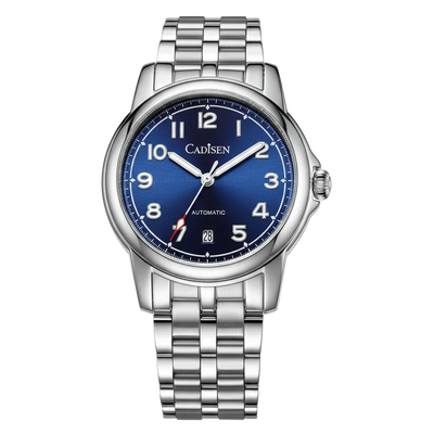 CADISEN C8235 - Blue dial, stainless steel