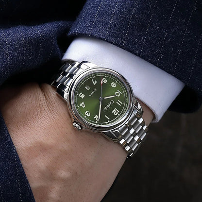 CADISEN C8235 - Green dial, suit lifestyle
