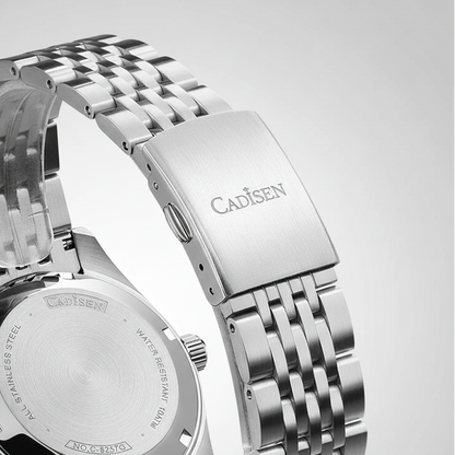 CADISEN C8237 - Automatic - clasp detail, branded buckle, jubilee bracelet