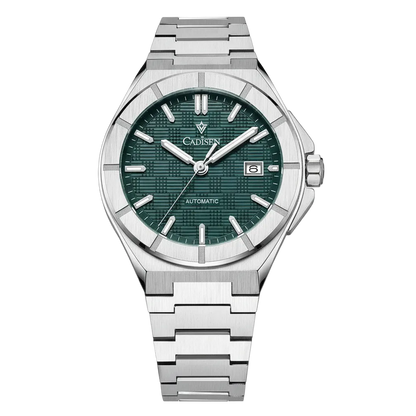 CADISEN C8242 - Luxury Automatic Watch For Men Full view Green