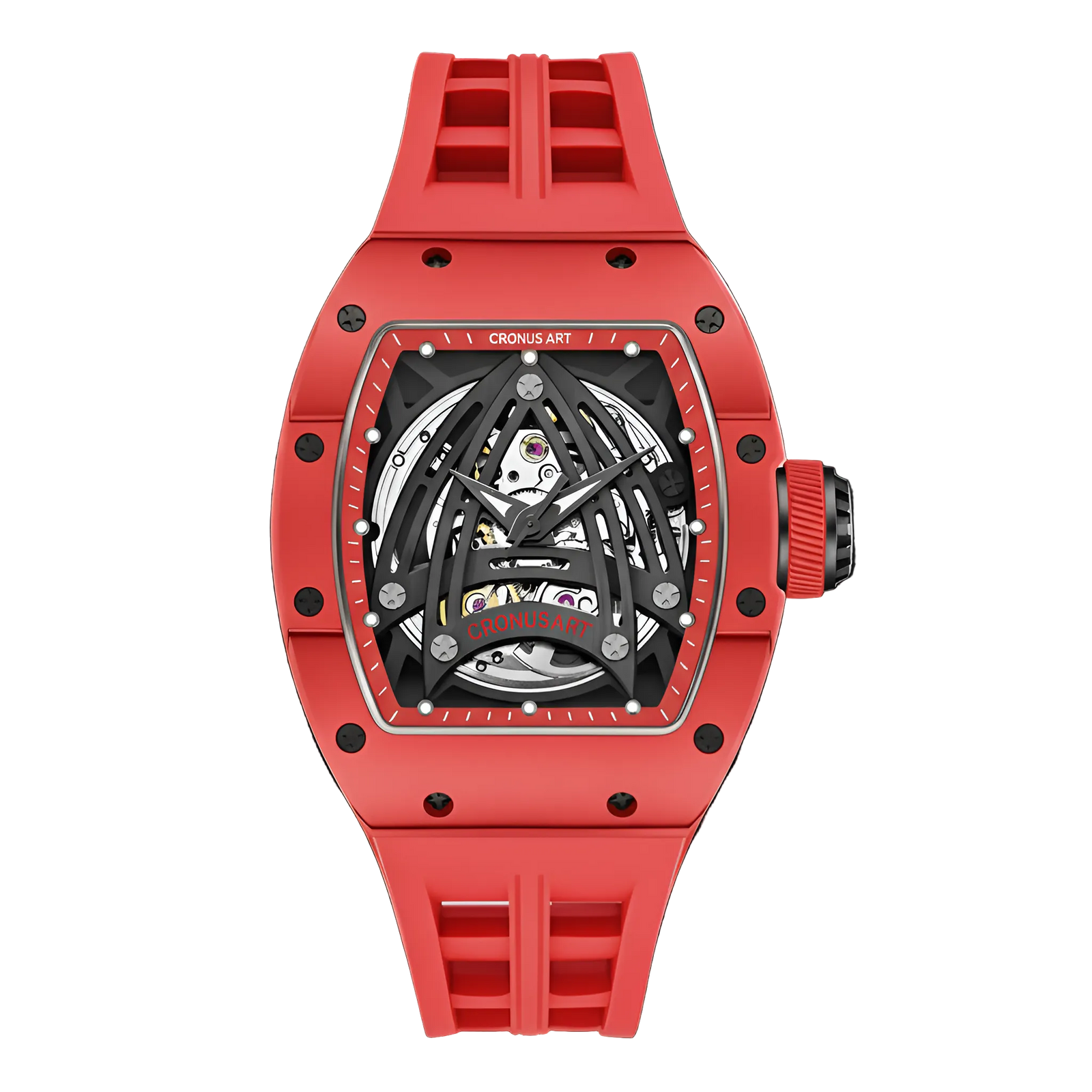 CRONUSART CM002-073 Carbon Fiber Skeleton Watch
