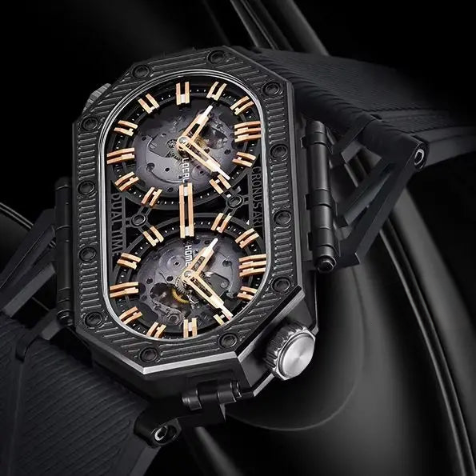 CRONUSART CM025-008 Men's Automatic Mechanical Dual Time Wristwatch breitvacher