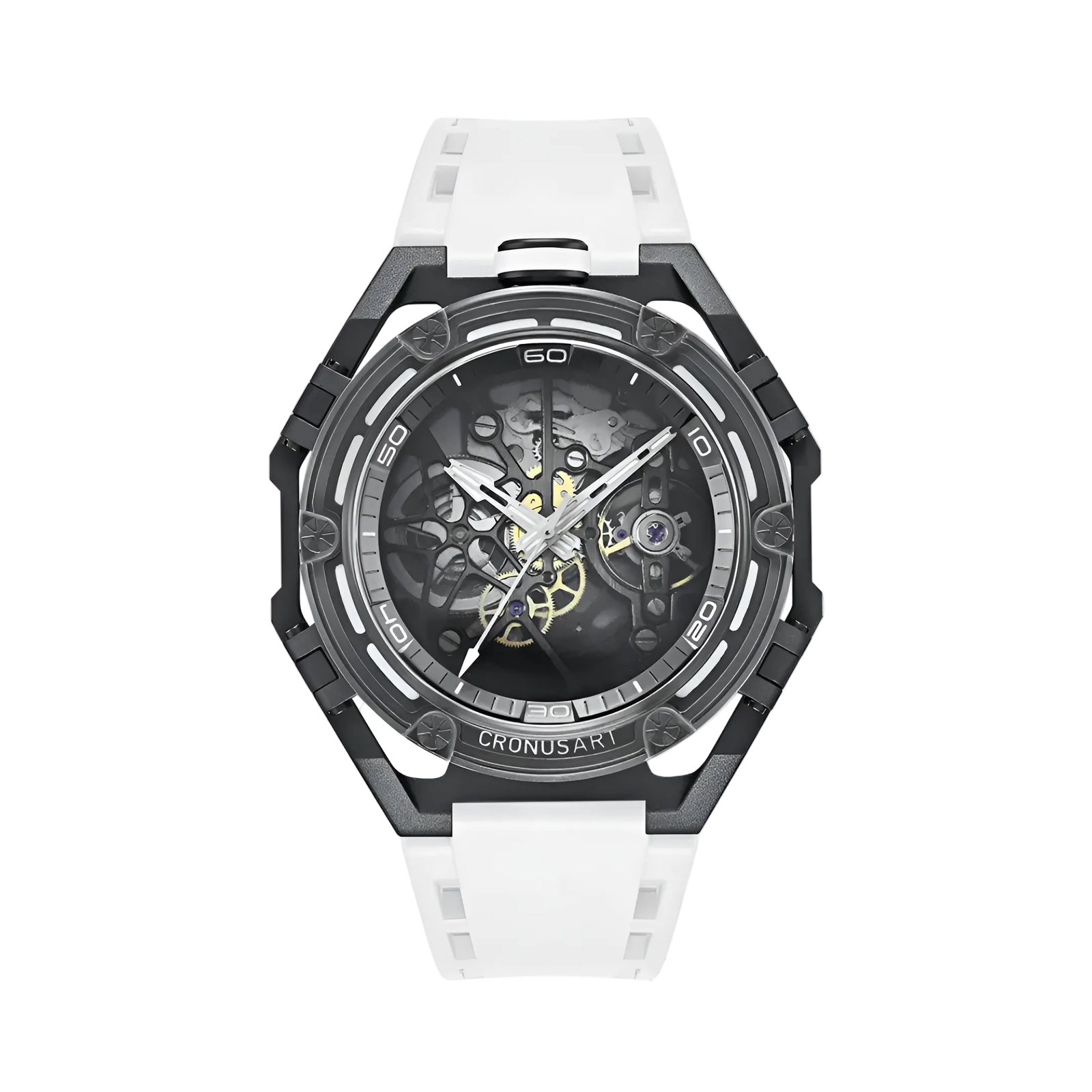 Cronusart CM025-011 Automatic Skeleton Watch - 72H Power Reserve