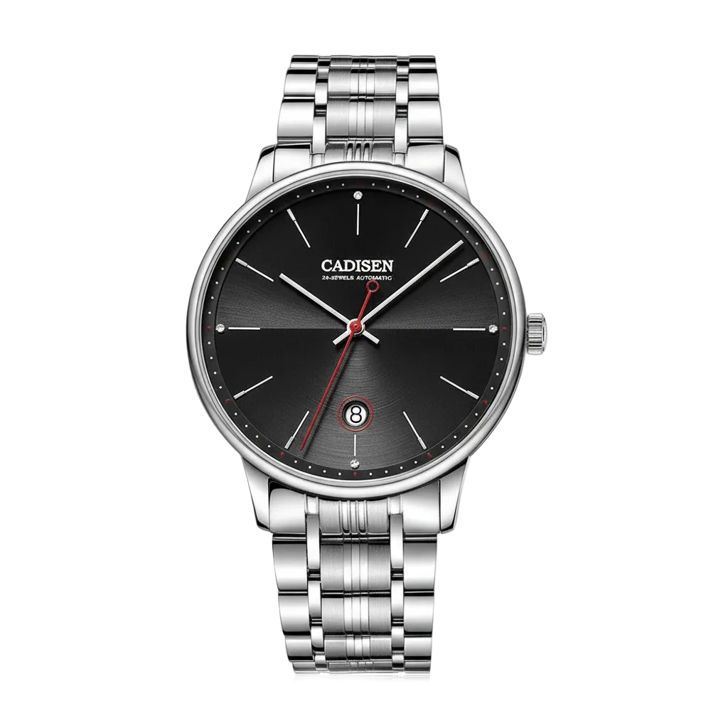 Cadisen C8166 - Mechanical Watch Luxury Automatic Front Black
