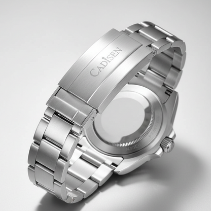 Cadisen C8210 - Automatic - bracelet clasp, logo detail, brushed finish