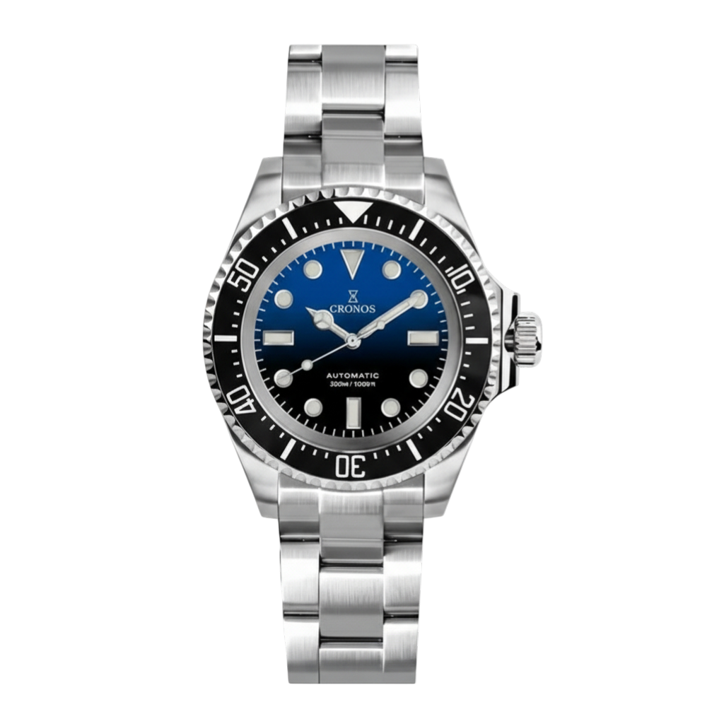 Cronos 300ATM - Automatic - blue dial, gradient