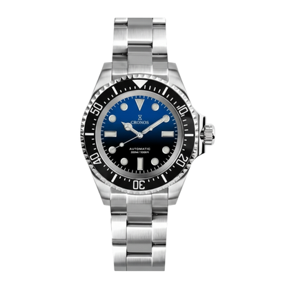 Cronos 300ATM - Automatic - blue dial, gradient