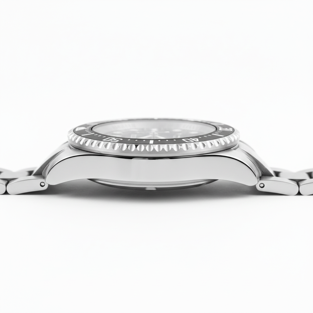 Cronos 300ATM - Automatic - side profile, case