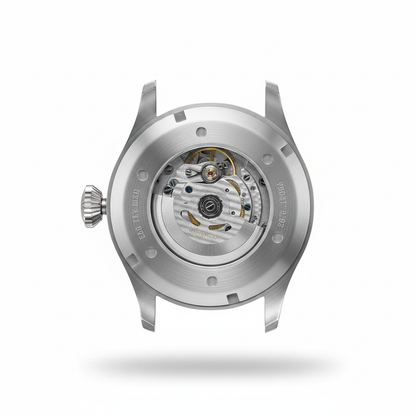 Cronos L6001 - The Ultima - fluted crown, brushed case