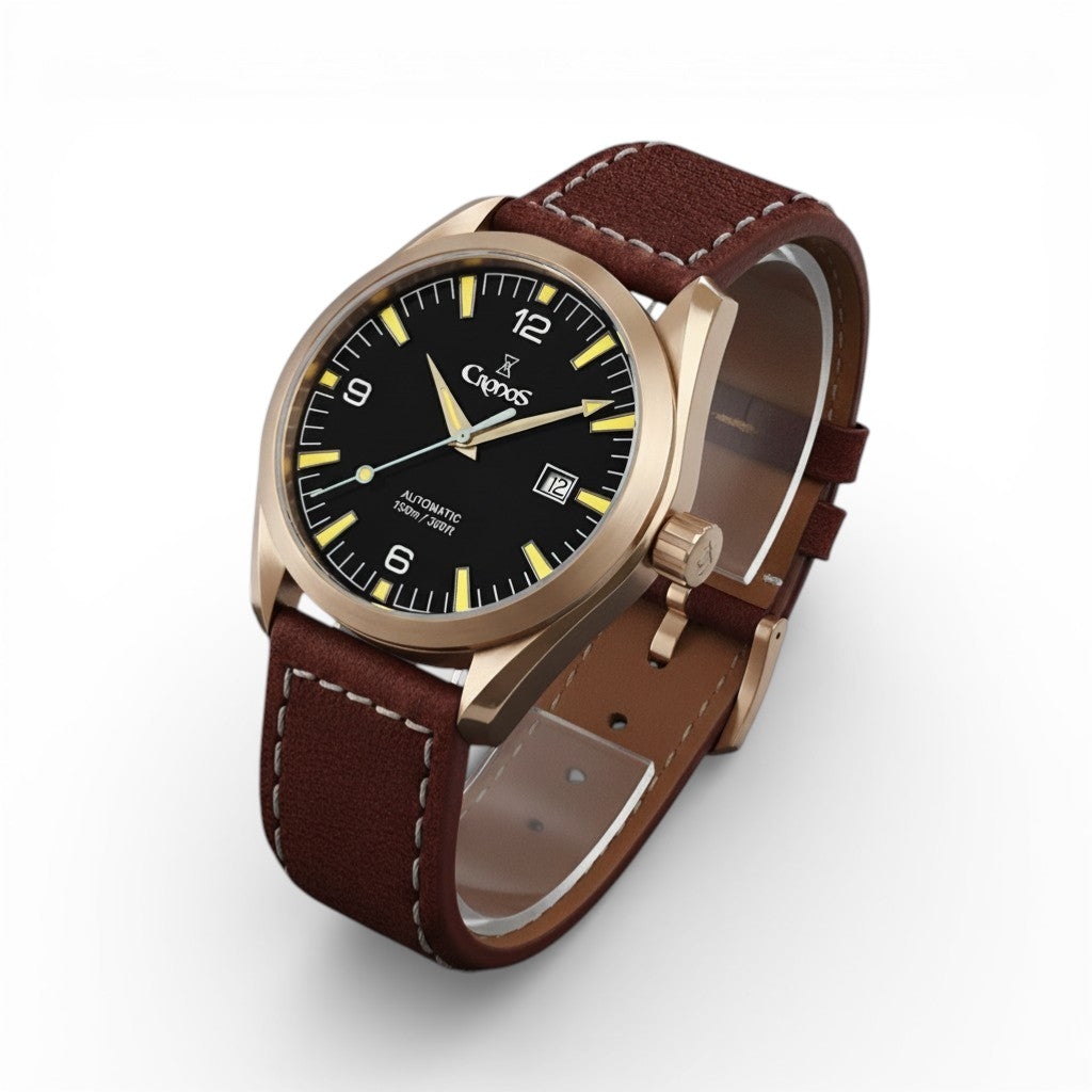 Cronos L6003 - Durable Me - Angled, brown strap