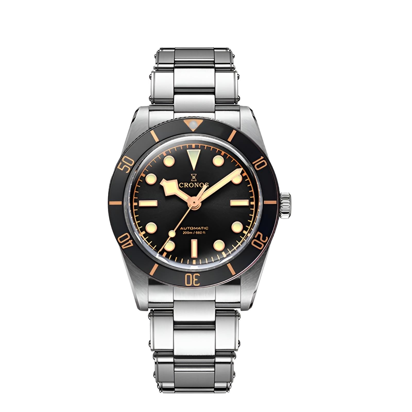 Cronos L6024 – Men’s cronos diver watch 200m Automatic Sapphire breitvacher