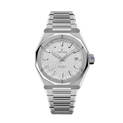 Cronos L6028M - Cronos Au - silver watch front