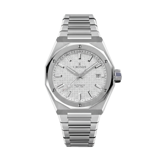 Cronos L6028M - Cronos Au - silver watch front