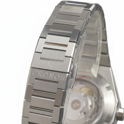Cronos L6028M - Cronos Au - bracelet detail logo
