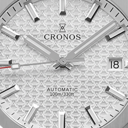 Cronos L6028M - Cronos Au - dial detail texture