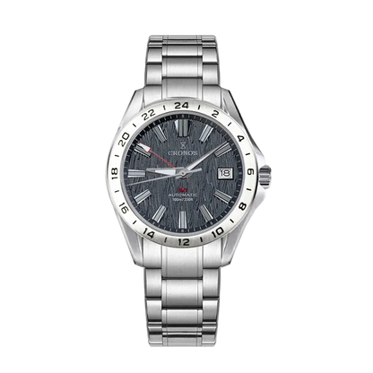 Cronos L6029 V2 - Men's C - grey dial, GMT watch