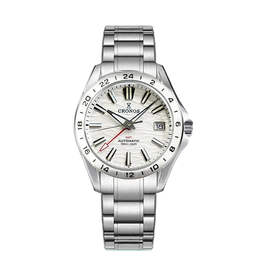 Cronos L6029 V2 - Men's c - front white dial