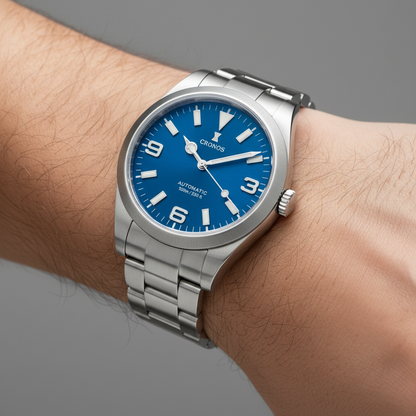 Cronos L6031 - Cronos Spo - blue dial, on arm