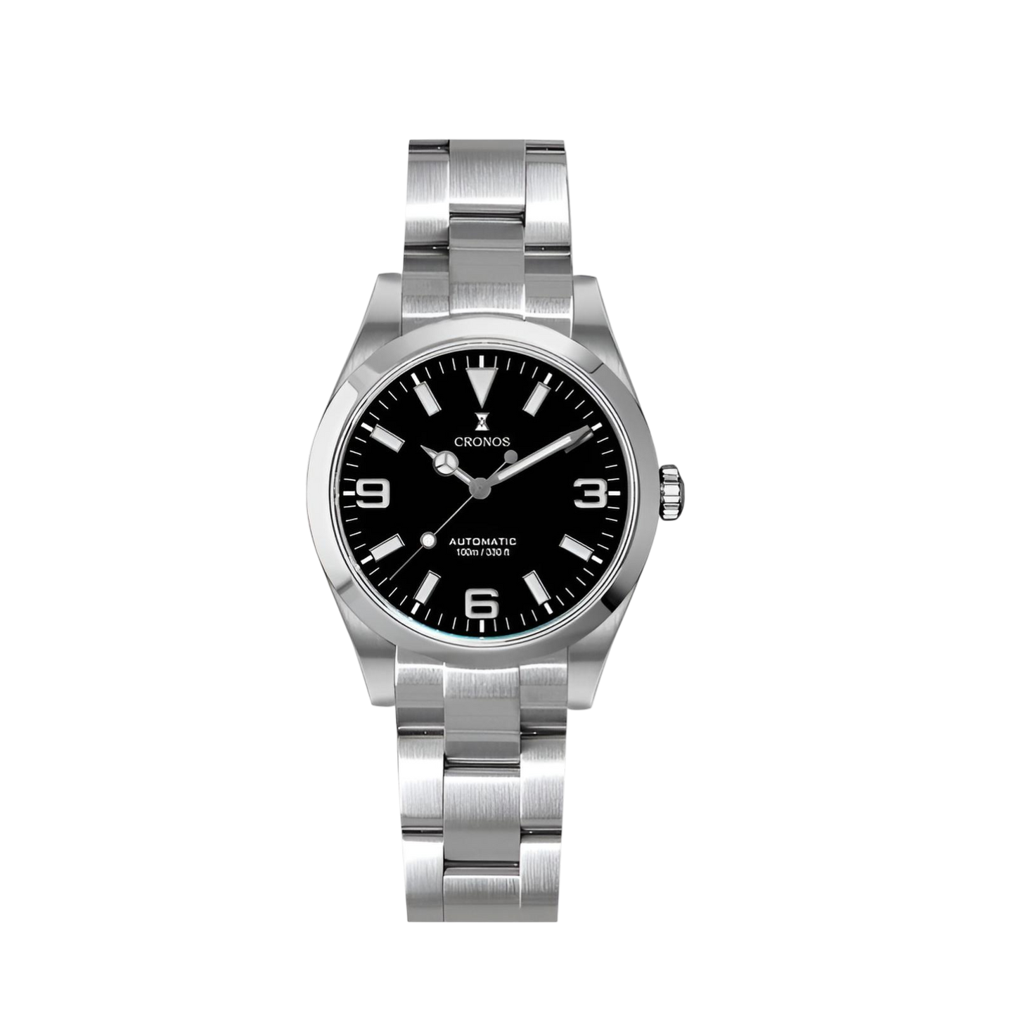 Cronos L6031 - Cronos Spo - black dial, isolated front