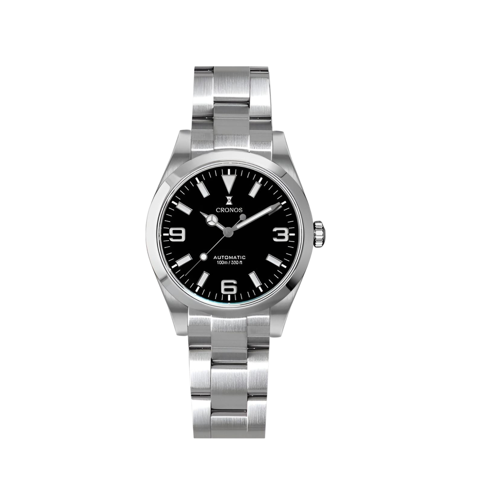 Cronos L6031 - Cronos Spo - black dial, isolated front