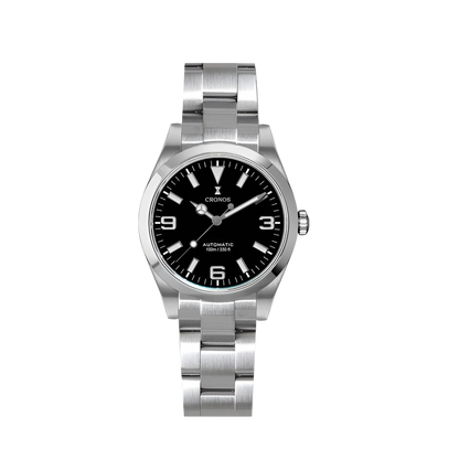 Cronos L6031 - Cronos Spo - black dial, isolated front