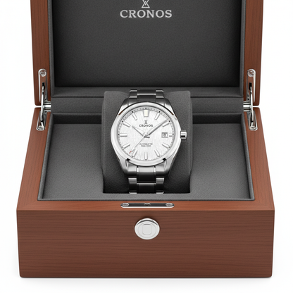 Cronos L6040 - cronos aut - watch in wooden box