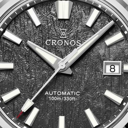Cronos L6040 - Luxury cro - dial close-up, texture
