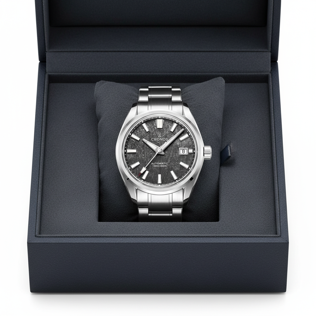 Cronos L6040 - Luxury cro - watch in box, packaging