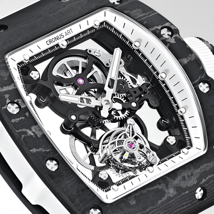 Cronusart CM002-076 - Aut - dial close-up, movement