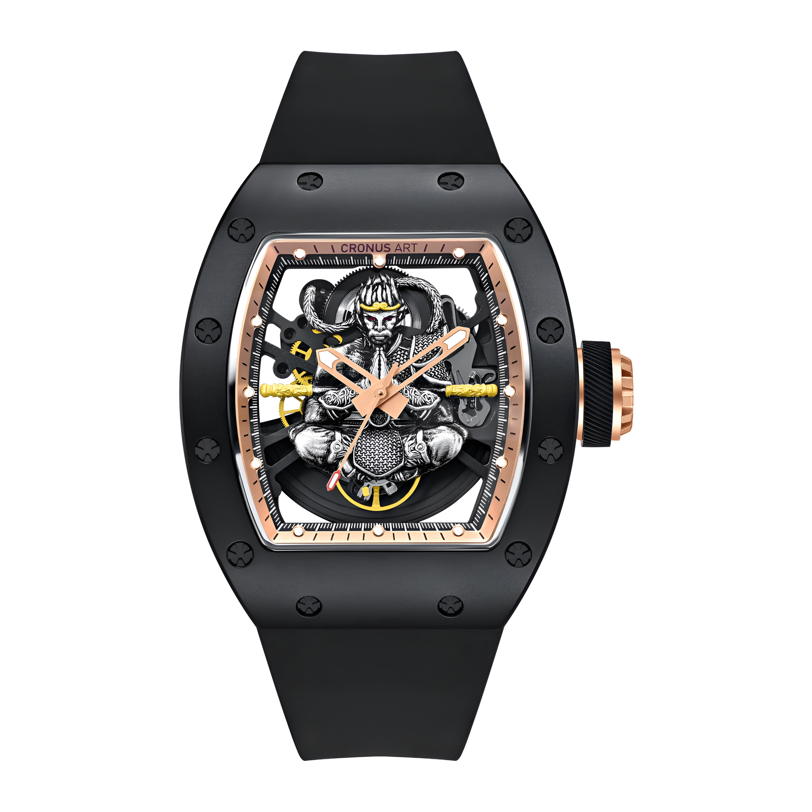 CRONUSART CM09-029 - Men Mechanical Wristwatch Luxury Tonneau