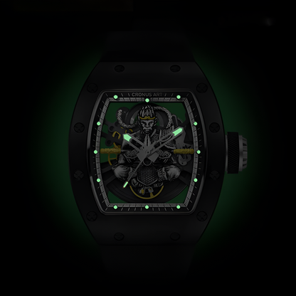 CRONUSART CM09-029 - Men - dial detail monkey