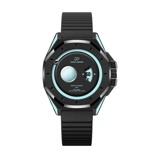 Daniel Gorman DG0132 - Men's Quartz Watch - front, light blue