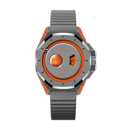 Daniel Gorman DG0132 - Men's Quartz Watch - front view orange
