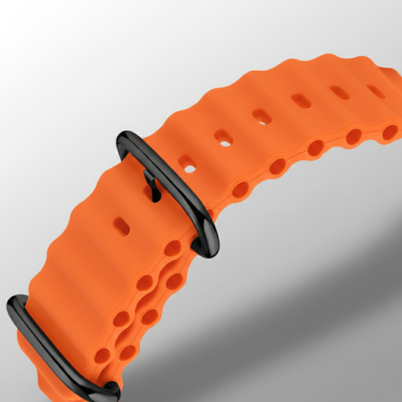 Daniel Gorman DG0788 - Orange strap, textured surface