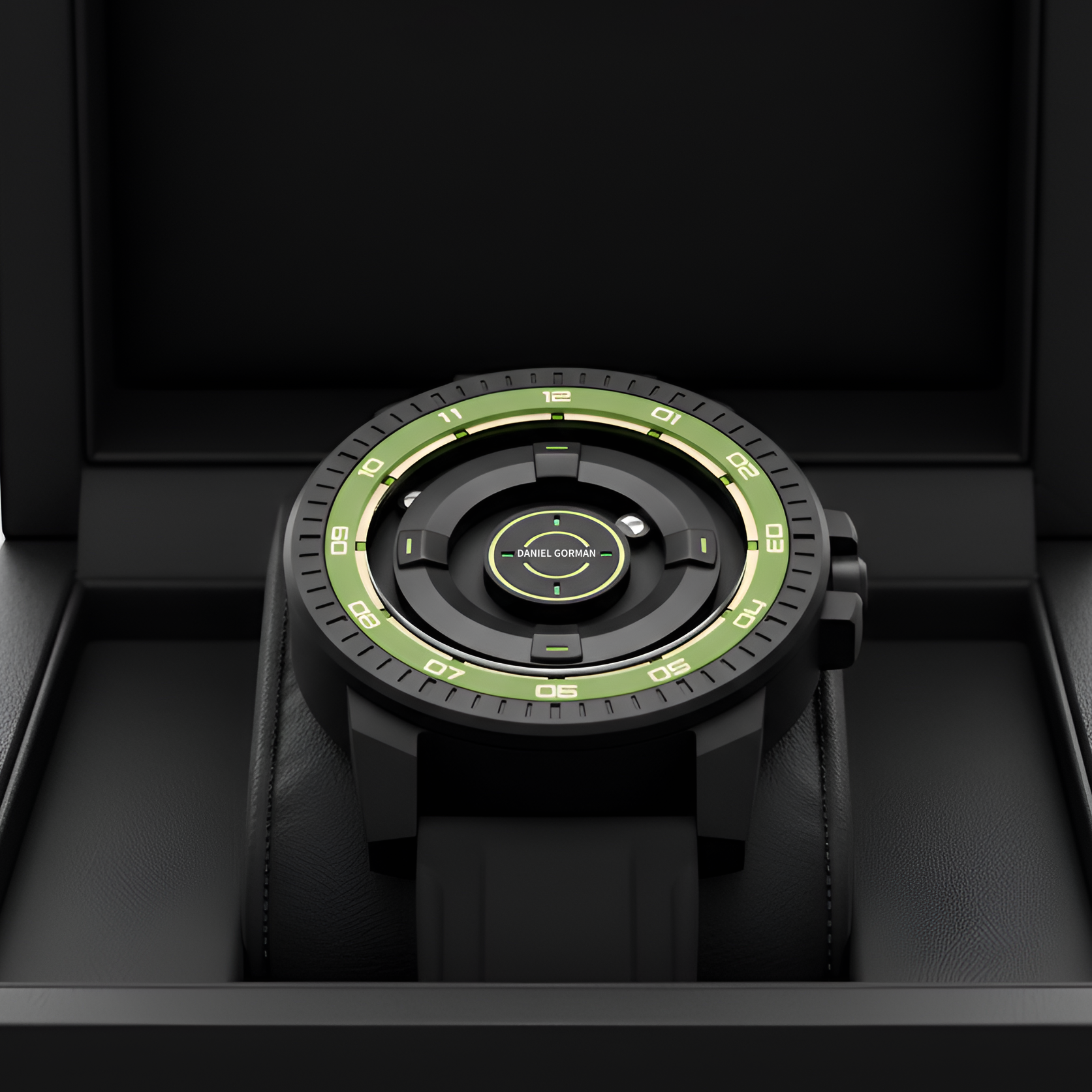 Daniel Gorman DG0221.KKK - watch box, close-up