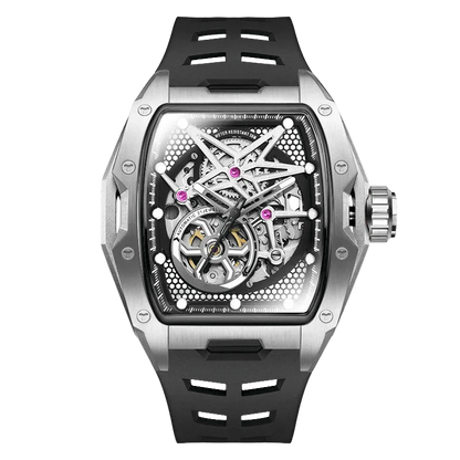 Daniel Gorman DG8166 - Me - silver case skeleton