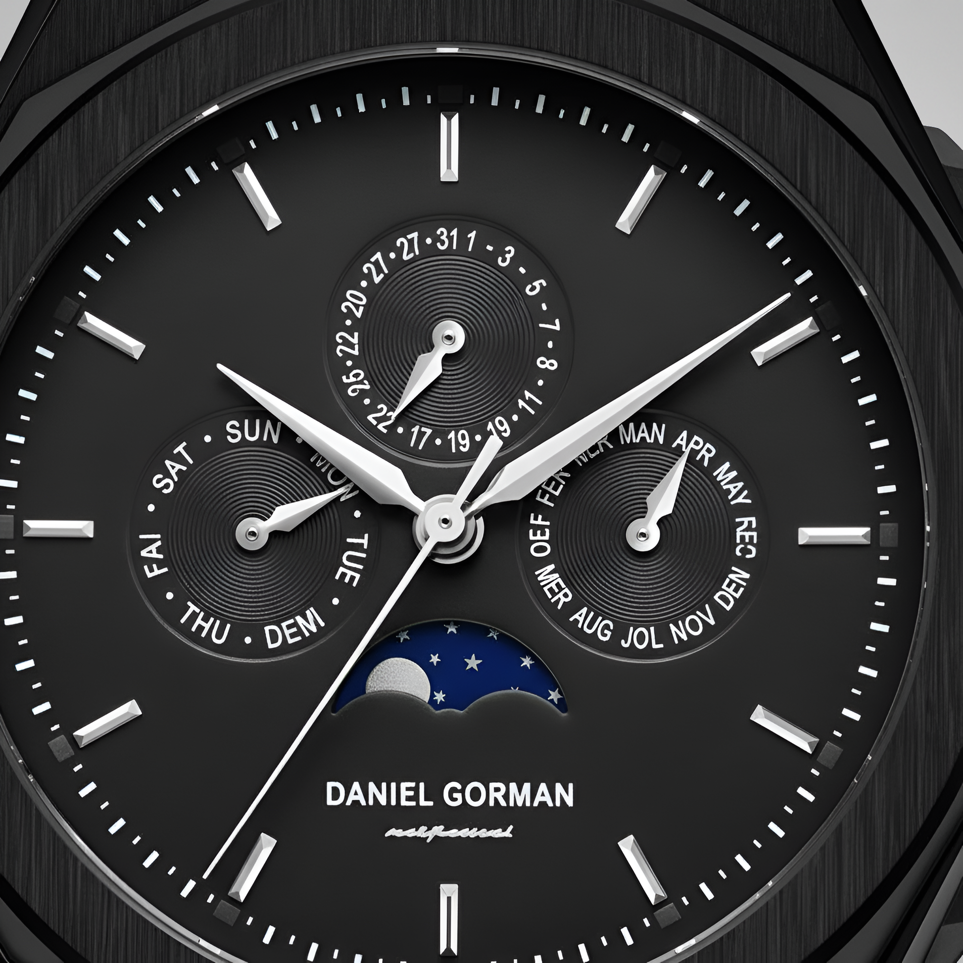 Daniel Gorman DG9199 - Me - black dial macro