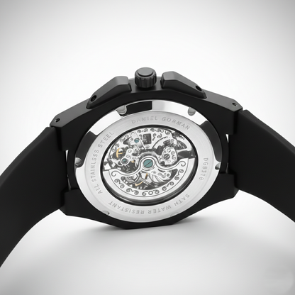 Daniel Gorman DG9199 - Me - silver caseback, engraved, quiet luxury
