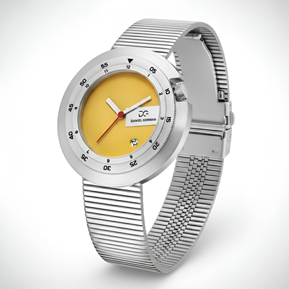 Daniel Gorman DG9317 - Qu - angled view, horizontal link strap