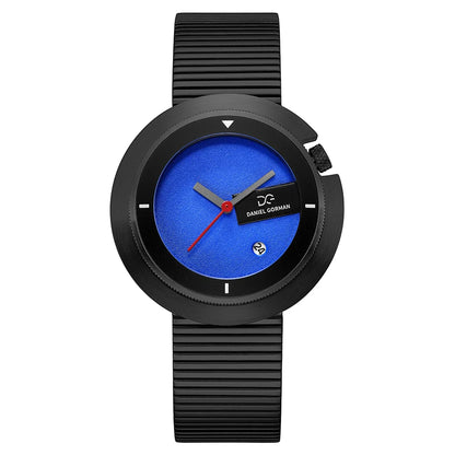 Daniel Gorman DG9317 - Qu - black blue textured dial