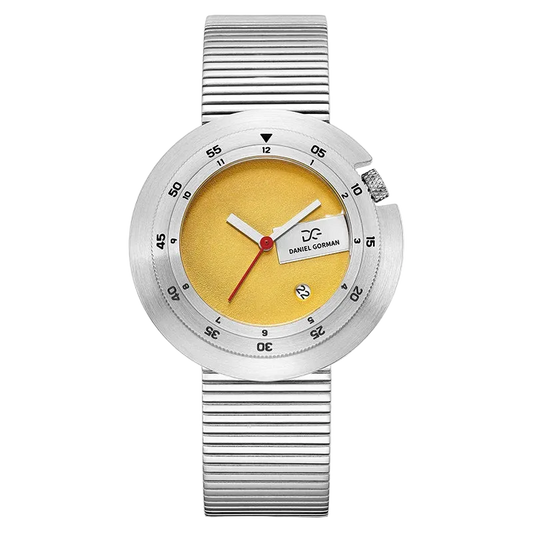 Daniel Gorman DG9317 - Qu - silver yellow front view