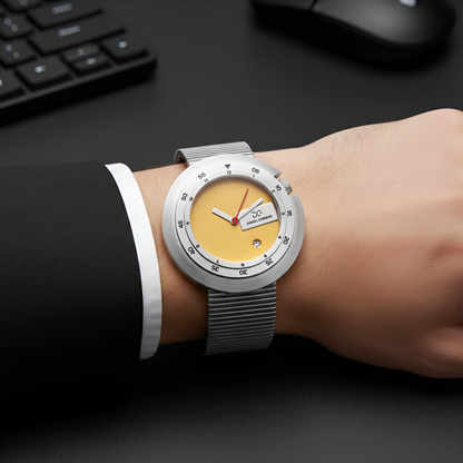 Daniel Gorman DG9317 - Qu - worn on wrist, dark setting
