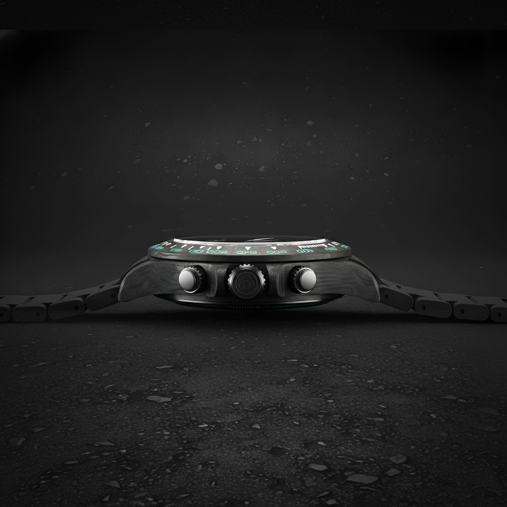 CRONUSART CM016-027 - Men’s Automatic Watch 42mm Chronograph Self-Winding Mechanical Wristwatch Carbon Fiber Case breitvacher