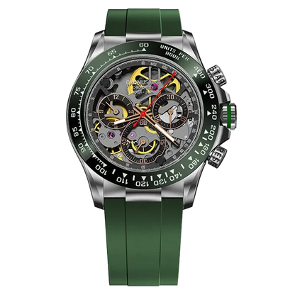 CRONUSART CM015-003 - Men - macro dial, technical precision